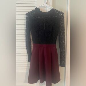 Short long sleeve formal dress
